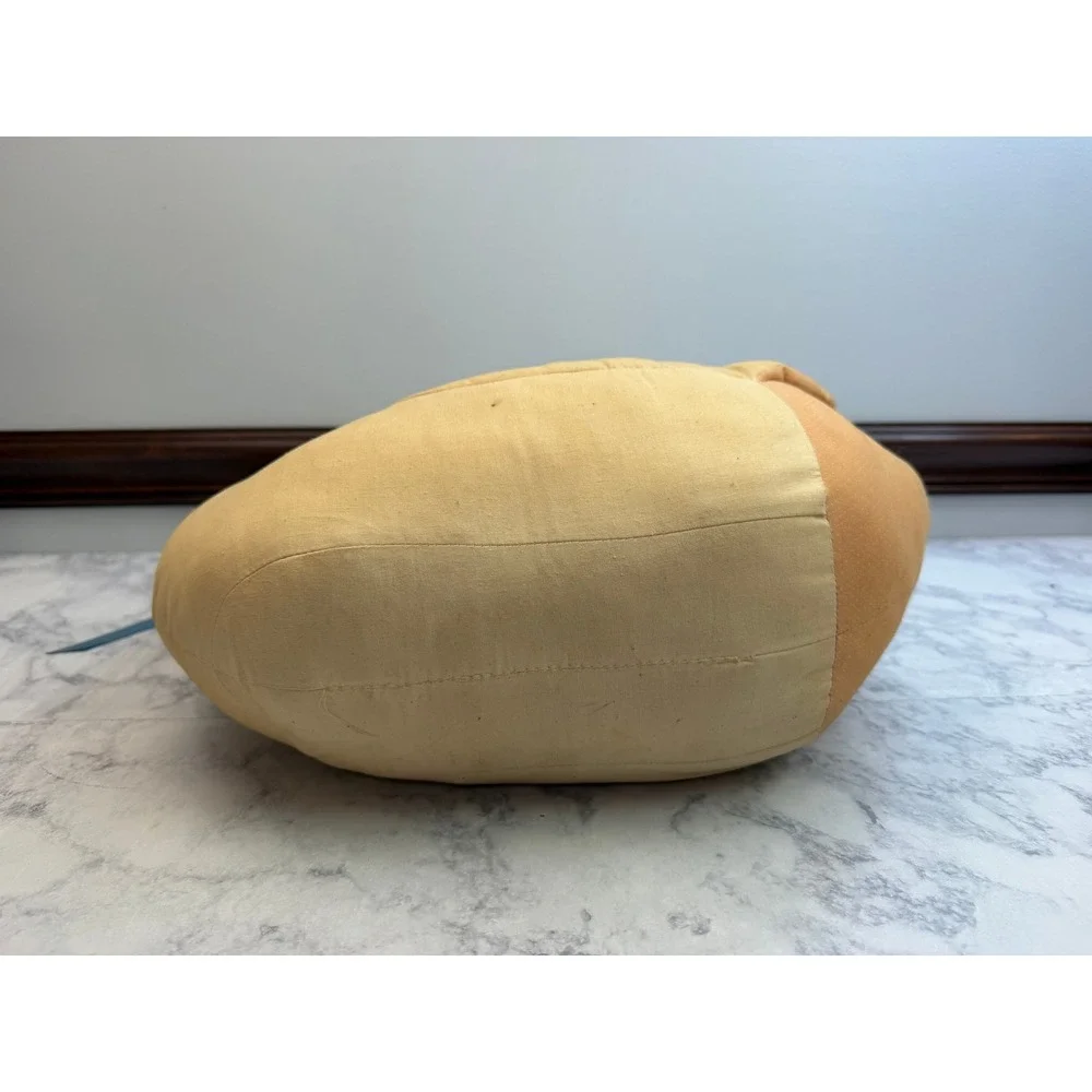 Vintage Fabric Goose Plush Decorative Pillow Doorstop Yellow Farmhouse Decor 17